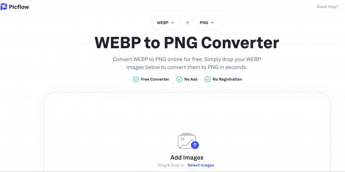 Picflow Webp do konwertera PNG
